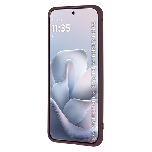 Maska za Motorola Edge 70 Fusion, Techsuit, SoftFlex, Bordo