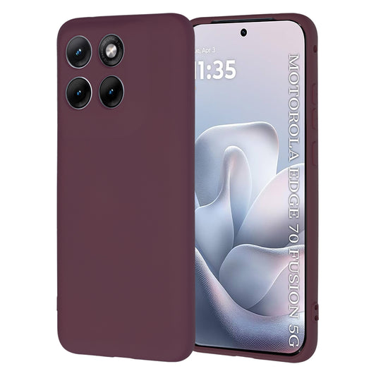 Maska za Motorola Edge 70 Fusion, Techsuit, SoftFlex, Bordo