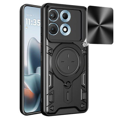 Maska za Motorola Edge 70 Max, Techsuit, CamGuard Pro, Crna