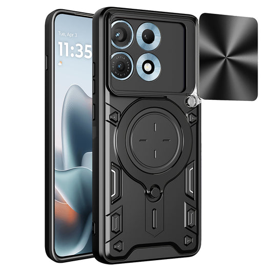 Maska za Motorola Edge 70 Max, Techsuit, CamGuard Pro, Crna