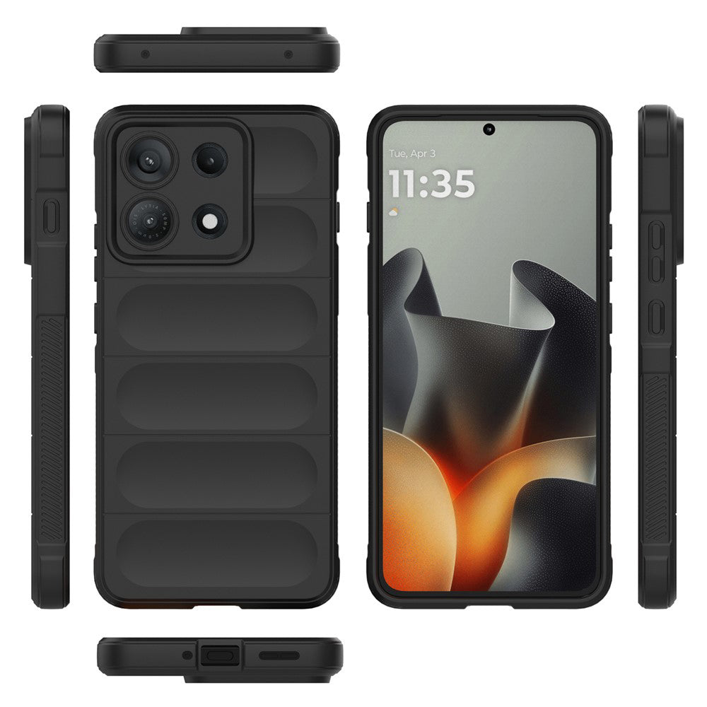 Maska za Motorola Edge 70 Max, Techsuit, Magic Shield, Crna