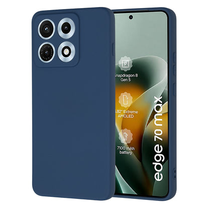Maska za Motorola Edge 70 Max, Techsuit, SoftFlex, Tamnoplava