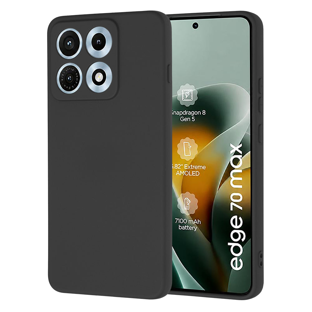 Futrola za Motorola Edge 70 Max, Techsuit, SoftFlex, Crna
