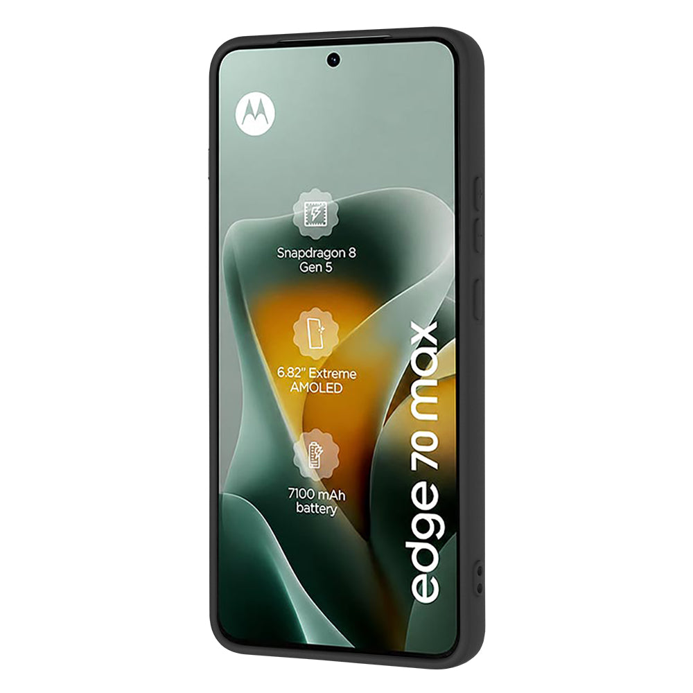 Futrola za Motorola Edge 70 Max, Techsuit, SoftFlex, Crna