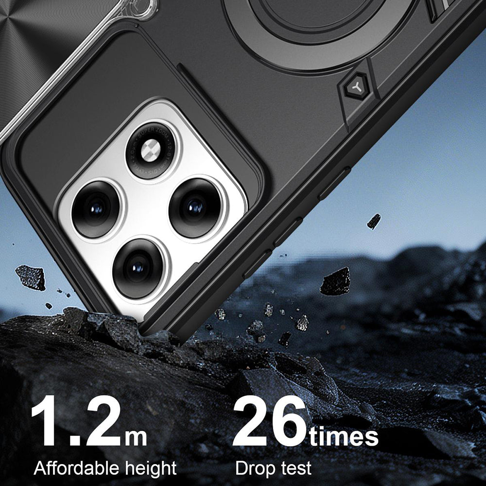 Maska za Motorola Edge 70 Pro, Techsuit, CamGuard Pro, Crvena