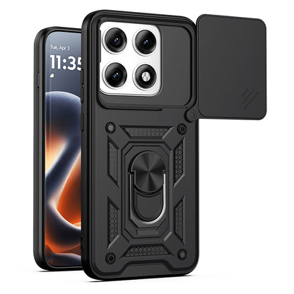 Maska za Motorola Edge 70 Pro, Techsuit, CamShield, Crna