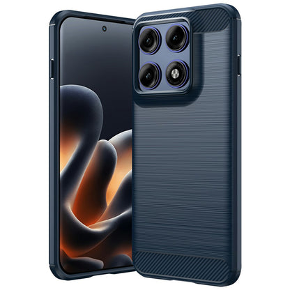 Maska za Motorola Edge 70 Pro, Techsuit, Karbon, Plava