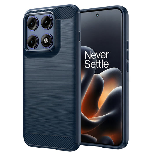 Maska za Motorola Edge 70 Pro, Techsuit, Karbon, Plava