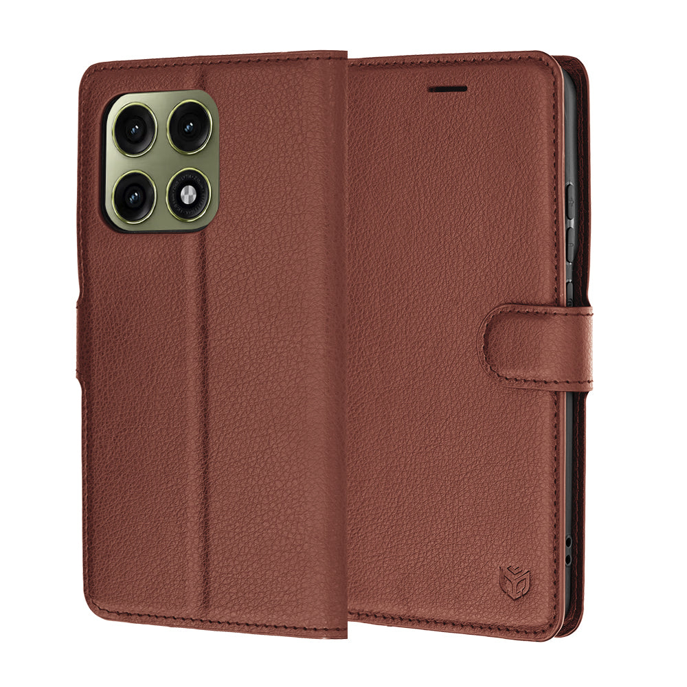Futrola za Motorola Edge 70 Pro, Techsuit, Kožna Folio, Smeđa