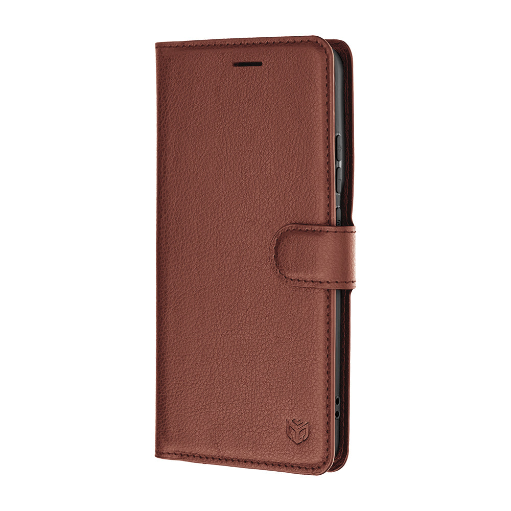 Futrola za Motorola Edge 70 Pro, Techsuit, Kožna Folio, Smeđa