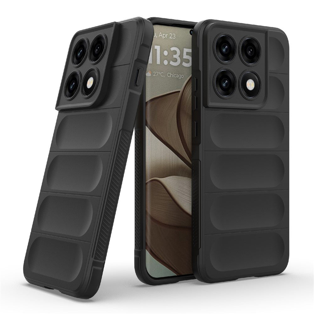 Futrola za Motorola Edge 70 Pro, Techsuit, Magic Shield, Crna