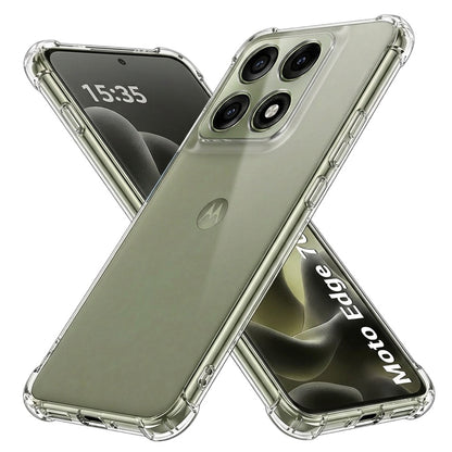 Maska za Motorola Edge 70 Pro, Techsuit, Shockproof Clear, Prozirna