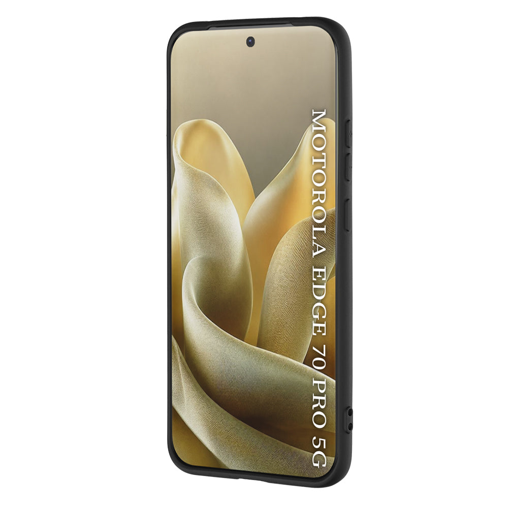 Maska za Motorola Edge 70 Pro, Techsuit, SoftFlex, Crna