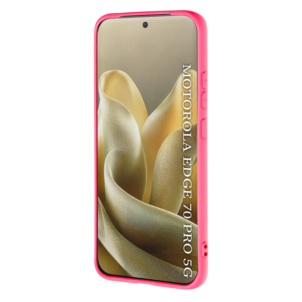 Maska za Motorola Edge 70 Pro, Techsuit, SoftFlex, Tamno Roza