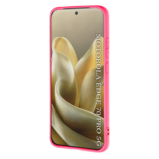 Maska za Motorola Edge 70 Pro, Techsuit, SoftFlex, Tamno Roza