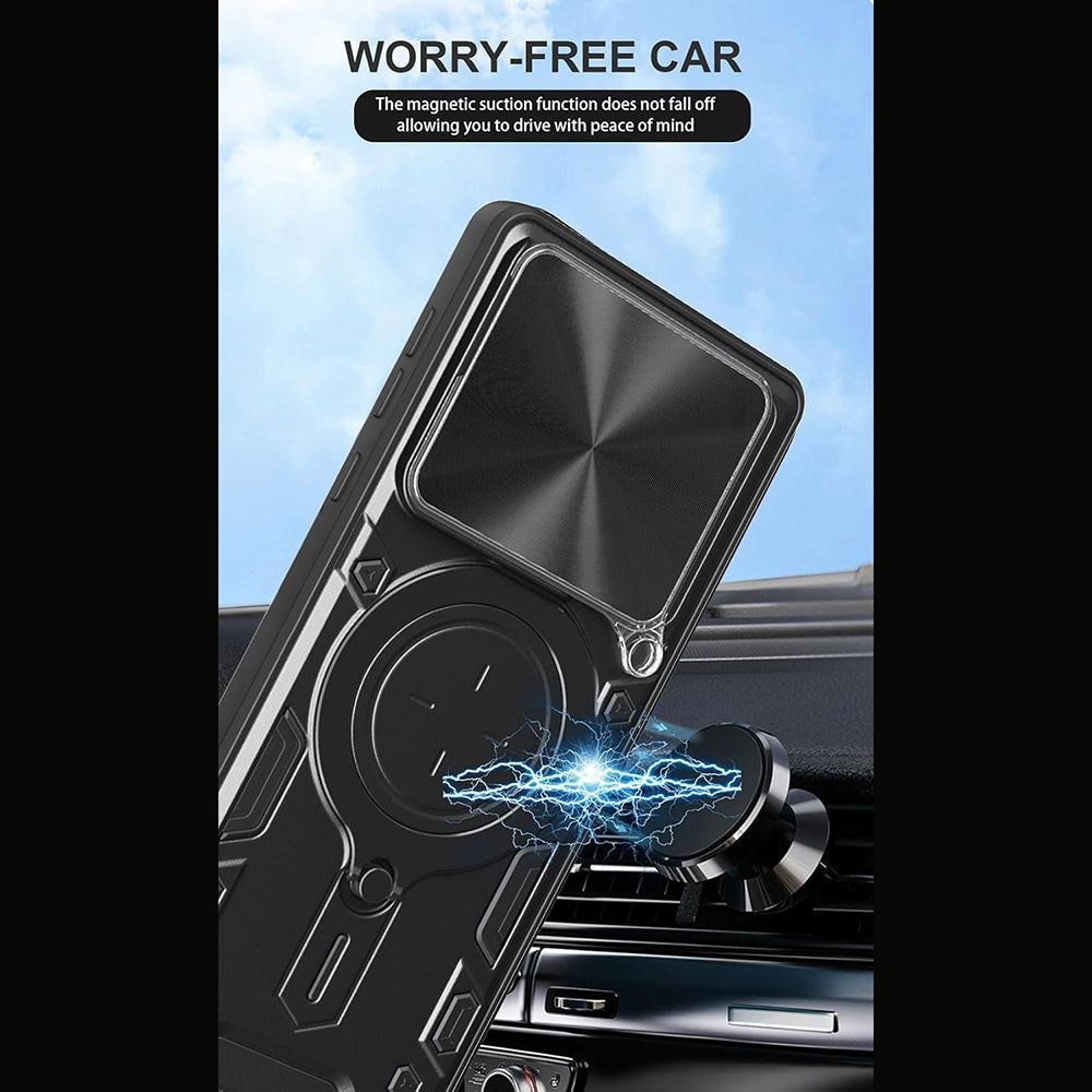 Futrola za Motorola Edge 70, Techsuit, CamGuard Pro, Ljubičasta