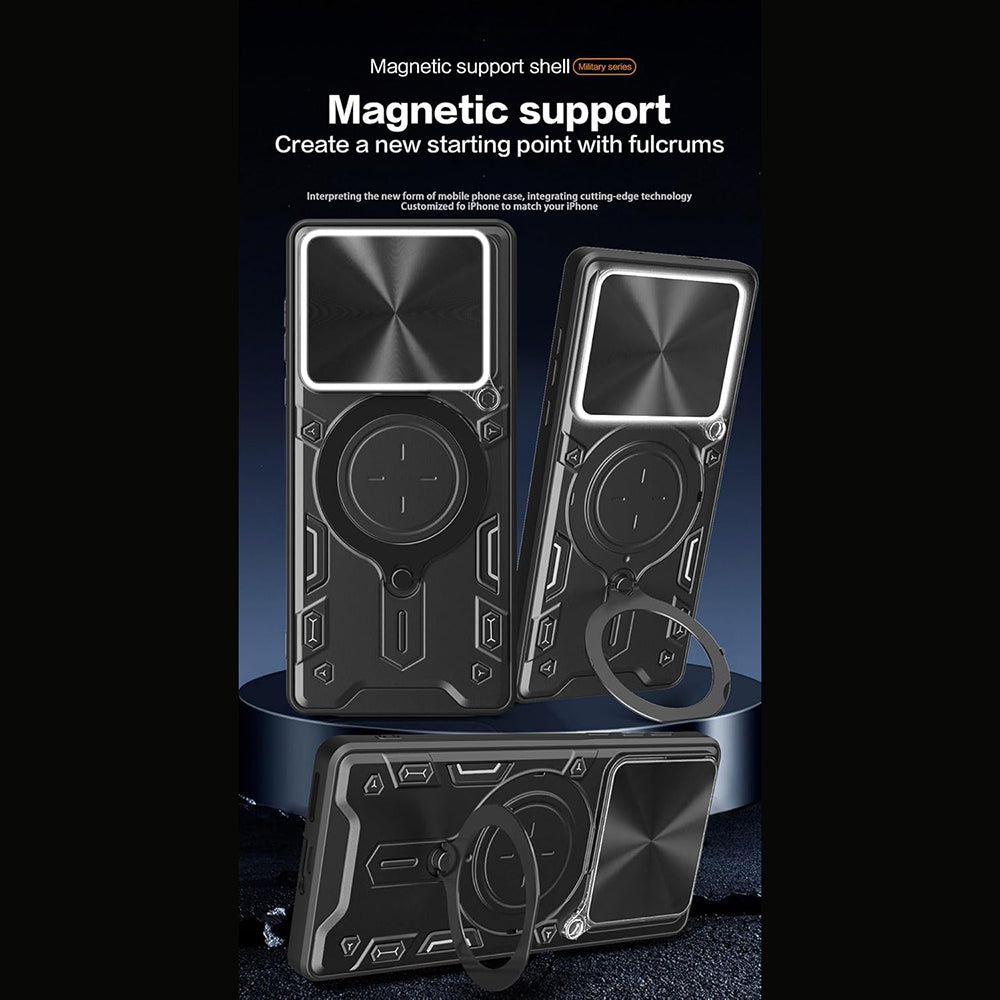 Futrola za Motorola Edge 70, Techsuit, CamGuard Pro, Ljubičasta