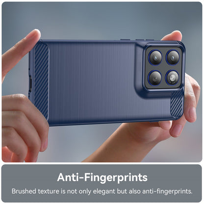 Futrola za Motorola Edge 70, Techsuit, Karbon, Plava