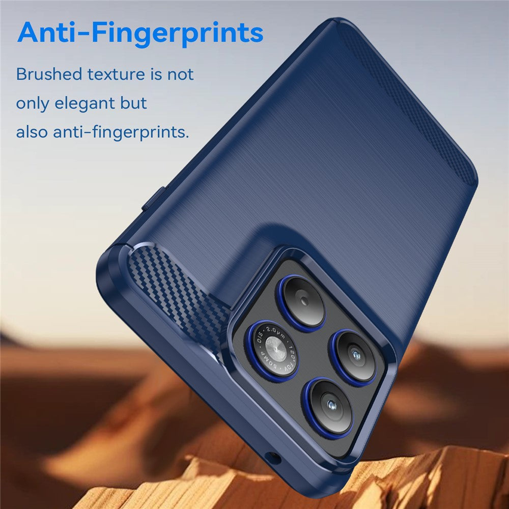 Futrola za Motorola Edge 70, Techsuit, Karbon, Plava