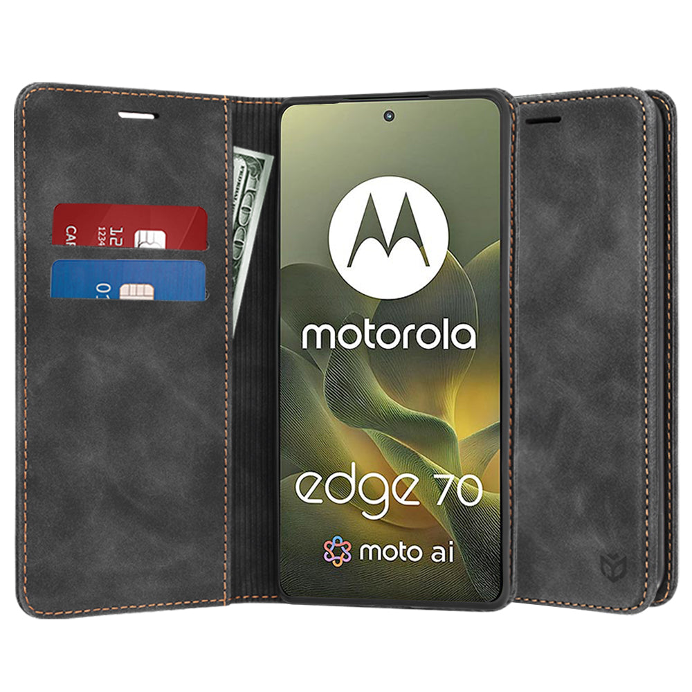 Futrola za Motorola Edge 70, Techsuit, Confy, Crna