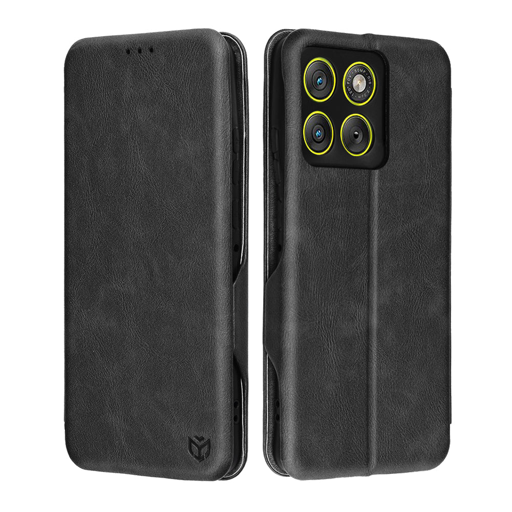 Futrola za Motorola Edge 70, Techsuit, Safe Wallet Plus, Crna