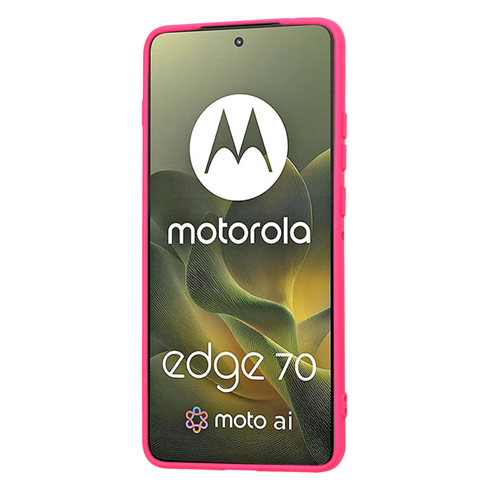 Futrola za Motorola Edge 70, Techsuit, SoftFlex, Tamno roza