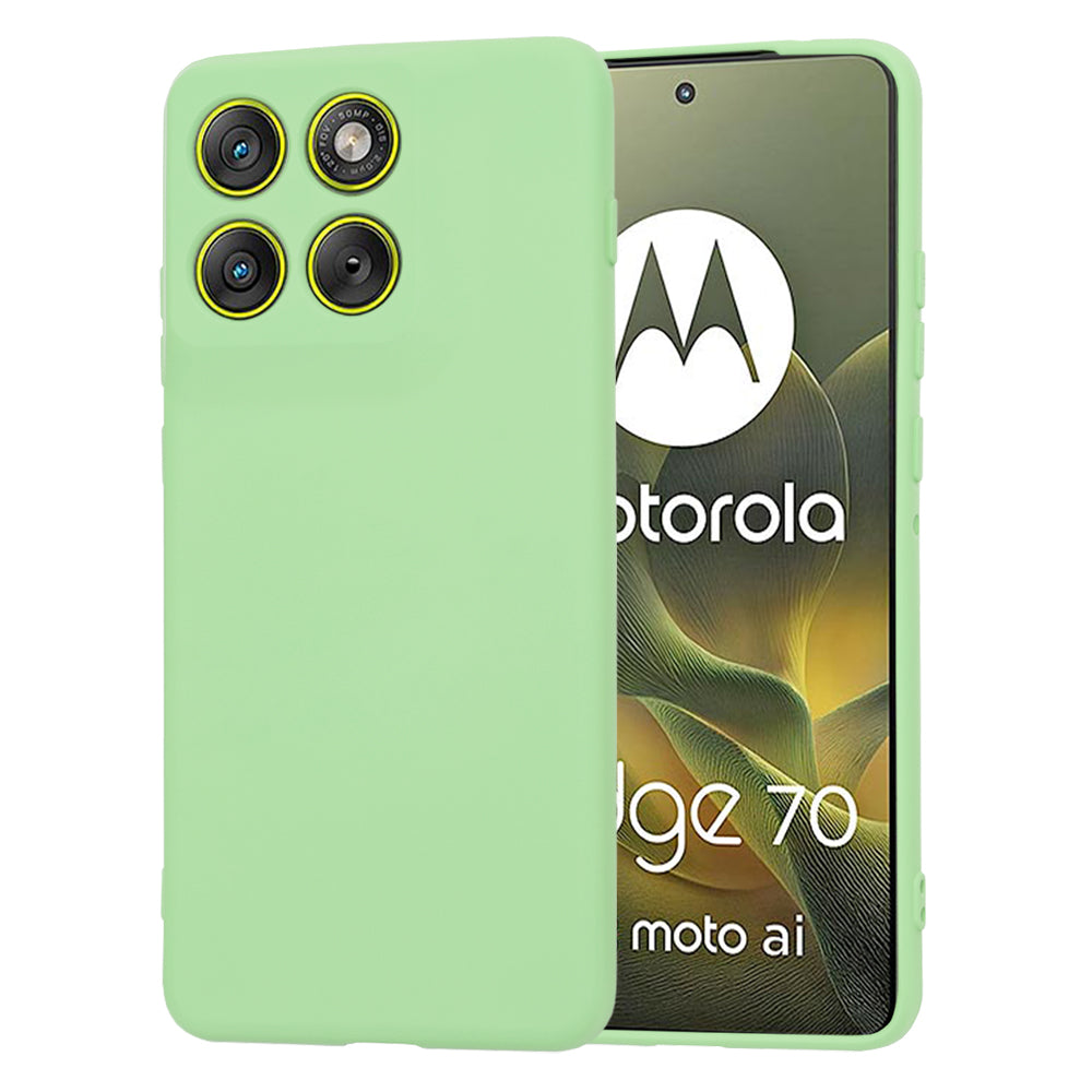 Futrola za Motorola Edge 70, Techsuit, SoftFlex, Svijetlo zelena