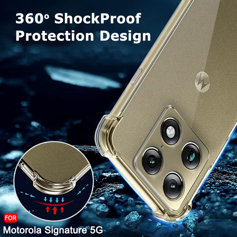 Futrola za Motorola Edge 70 Ultra / Signature, Techsuit, Shockproof Clear, Prozirna