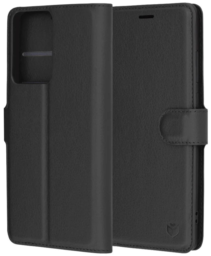 Futrola za Motorola Moto G85, Techsuit, Leather Folio, Crna
