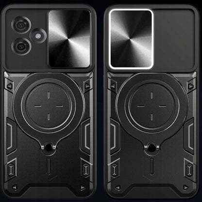 Maska za Motorola Moto G86, Techsuit, CamGuard Pro, Crna