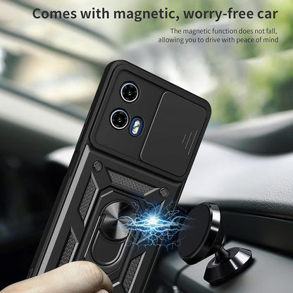 Maska za Motorola Moto G15 / G15 Power, Techsuit, CamShield, Crna