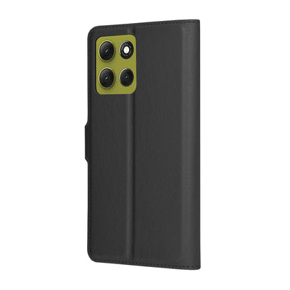 Futrola za Motorola Moto G86, Techsuit, Leather Folio, Crna