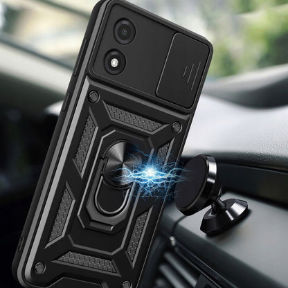 Maska za Motorola Moto E13, Techsuit, CamShield, Crna
