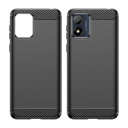 Maska za Motorola Moto E13, Techsuit, Karbon, Crna