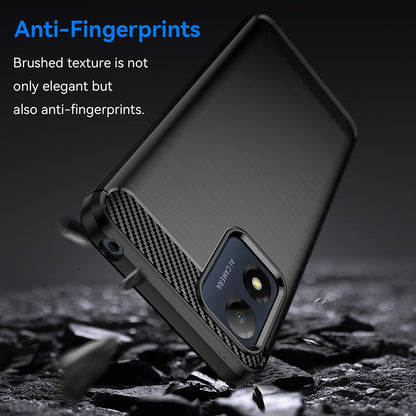 Maska za Motorola Moto E13, Techsuit, Karbon, Crna