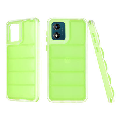 Maska za Motorola Moto E13, Techsuit, Wave Shield, Zelena