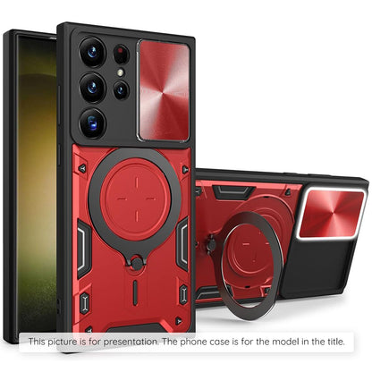 Maska za Motorola Moto E15 / G05, Techsuit, CamGuard Pro, Crvena