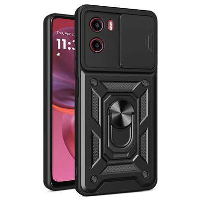 Maska za Motorola Moto E15 / G05, Techsuit, CamShield, Crna