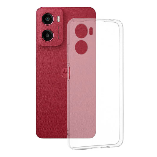 Maska za Motorola Moto E15 / G05, Techsuit, Prozirna, Transparentna