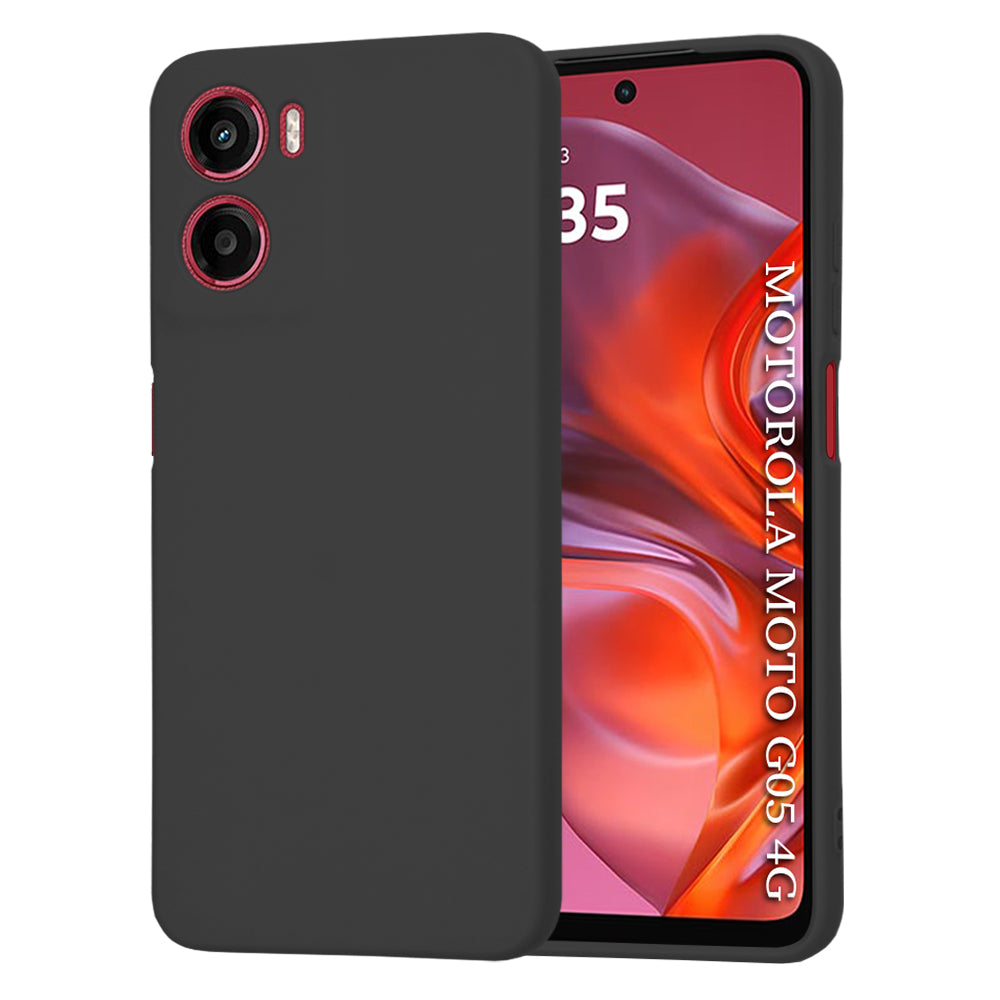Maska za Motorola Moto E15 / G05, Techsuit, SoftFlex, Crna