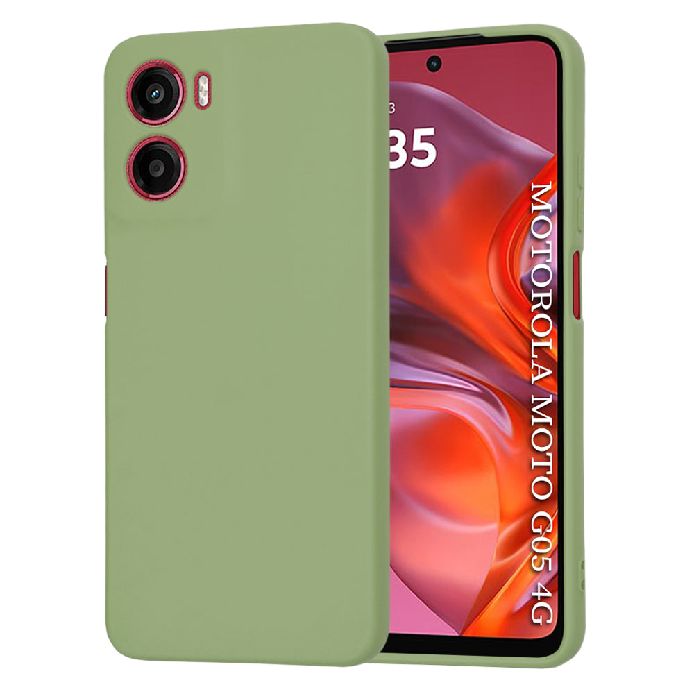 Maska za Motorola Moto E15 / G05, Techsuit, SoftFlex, Matcha