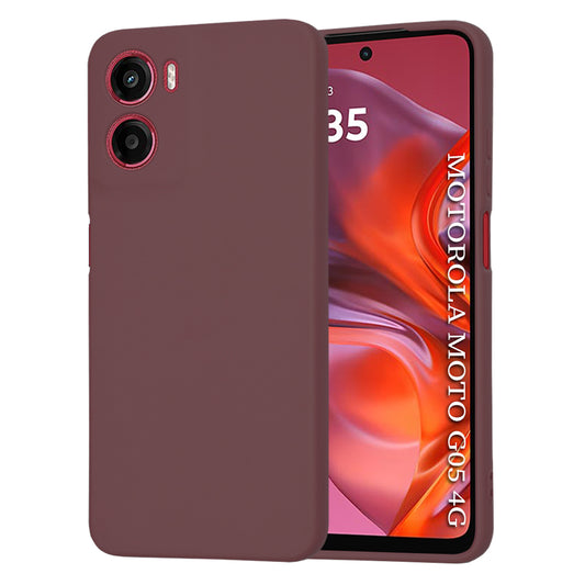 Maska za Motorola Moto E15 / G05, Techsuit, SoftFlex, Bordo