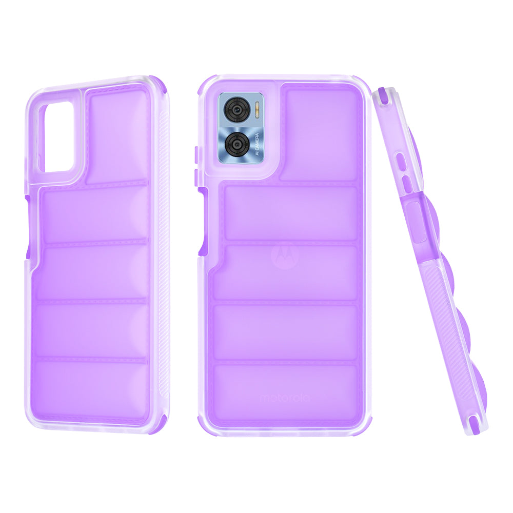 Futrola za Motorola Moto E22i / E22, Techsuit, Wave Shield, Ljubičasta