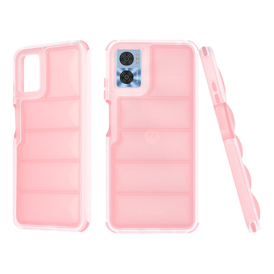 Maska za Motorola Moto E22i / E22, Techsuit, Wave Shield, Roza