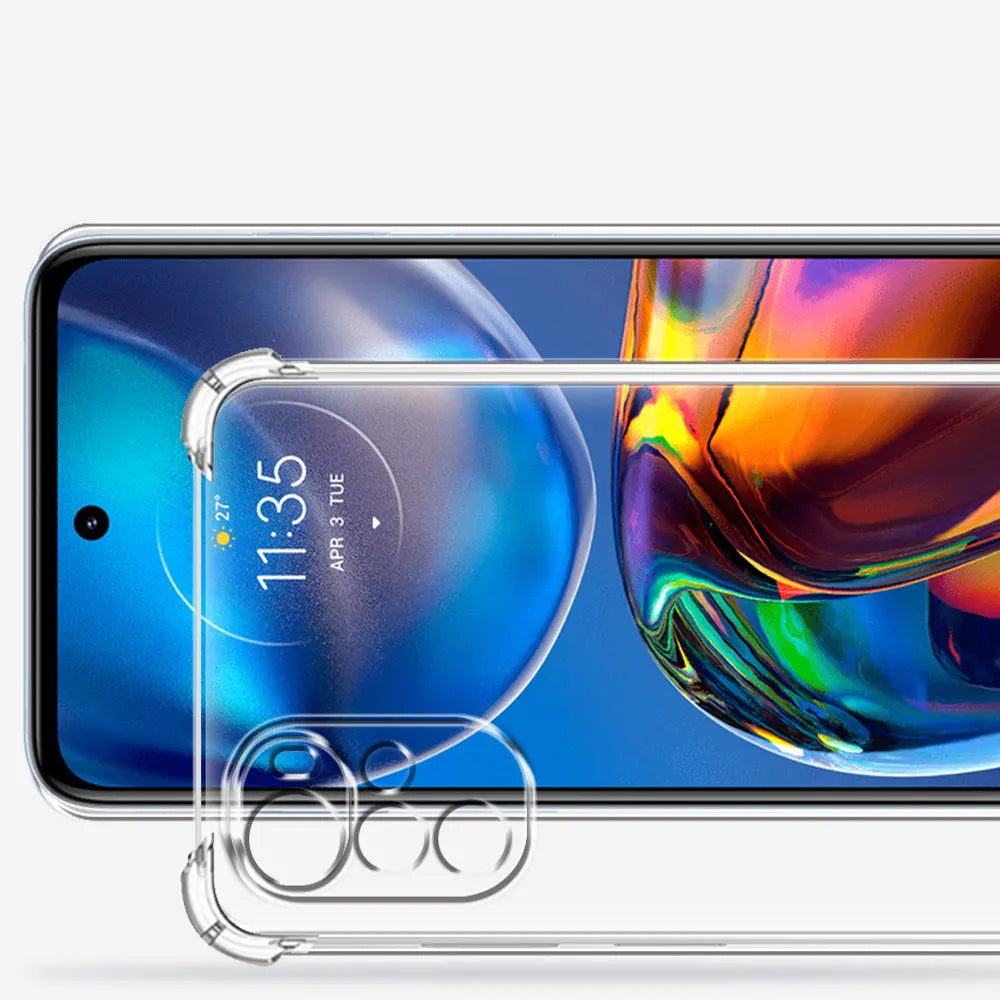 Maska za Motorola Moto E32s / E32 / G22, Techsuit, Otporna na udarce, Prozirna