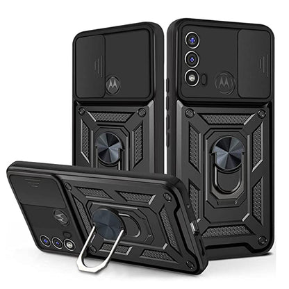 Maska za Motorola Moto E40 / E30 / E20, Techsuit, CamShield, Crna