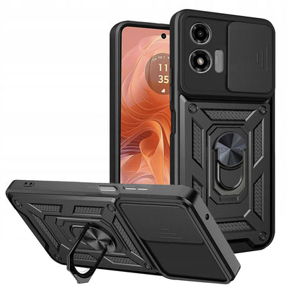 Maska za Motorola Moto G04s / E14 / G04 / G24, Techsuit, CamShield, Crna