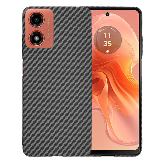 Maska za Motorola Moto G04s / E14 / G04 / G24, Techsuit, Carbonite FiberShell, Crna