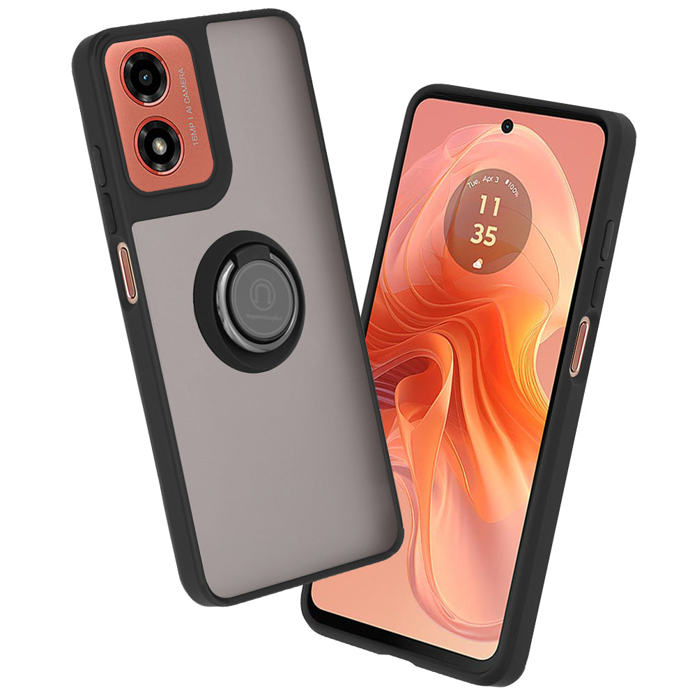 Maska za Motorola Moto G04s / E14 / G04 / G24, Techsuit, Glinth, Crna