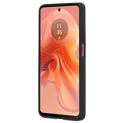 Maska za Motorola Moto G04s / E14 / G04 / G24, Techsuit, Glinth, Crna